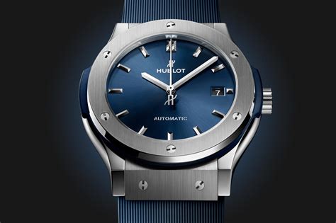 hublot classic fusion blue titanium 45 mm|hublot classic fusion automatic 45mm.